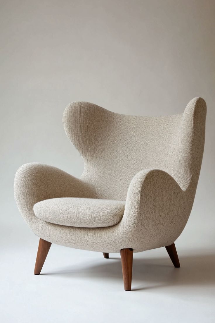 Nordic Wingback Lounge Chair