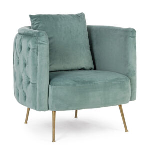 Regency Seafoam Tufted Accent Chair