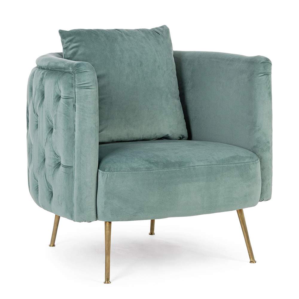 Regency Seafoam Tufted Accent Chair