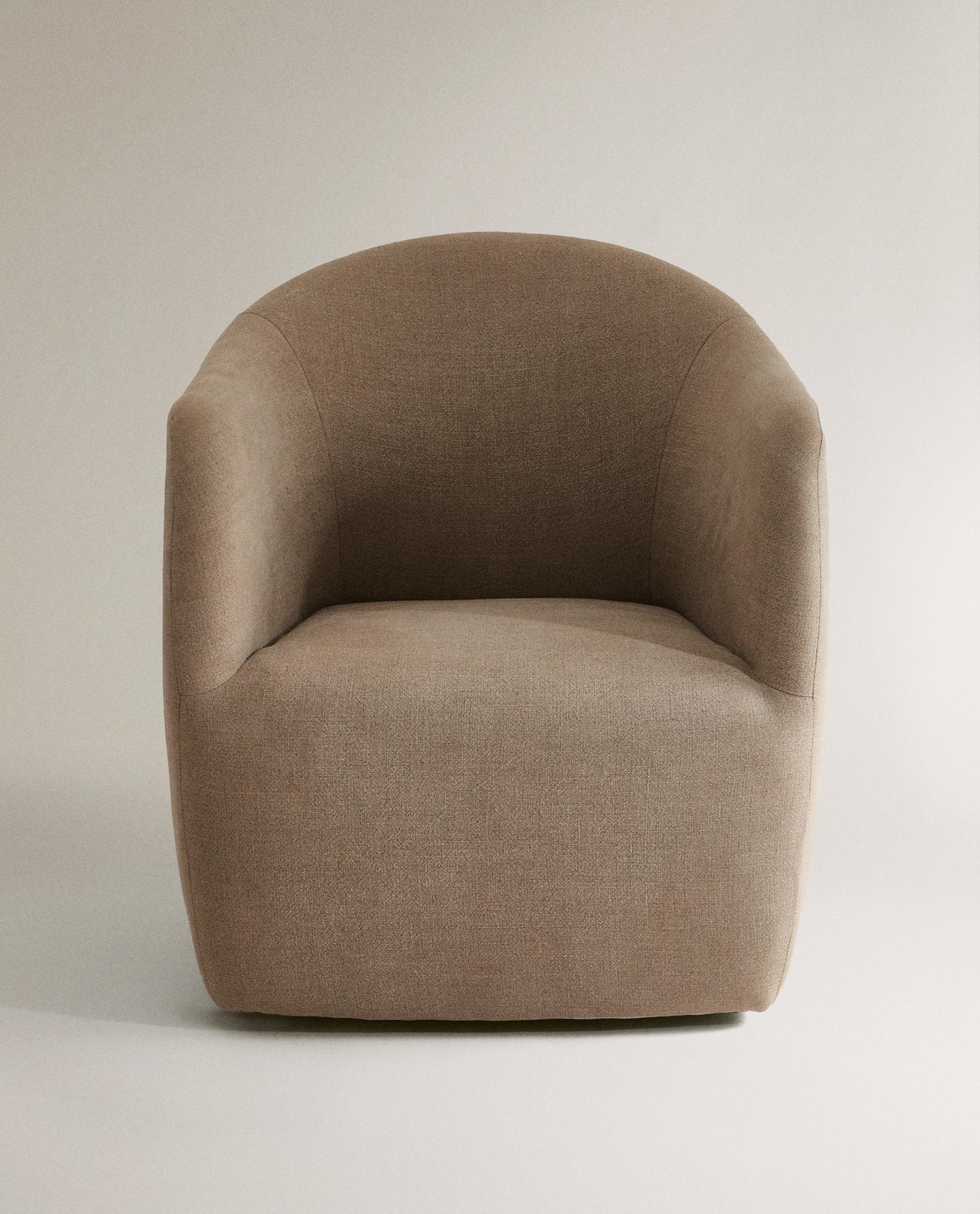 Oslo Minimalist Swivel Arm Chair - Image 2