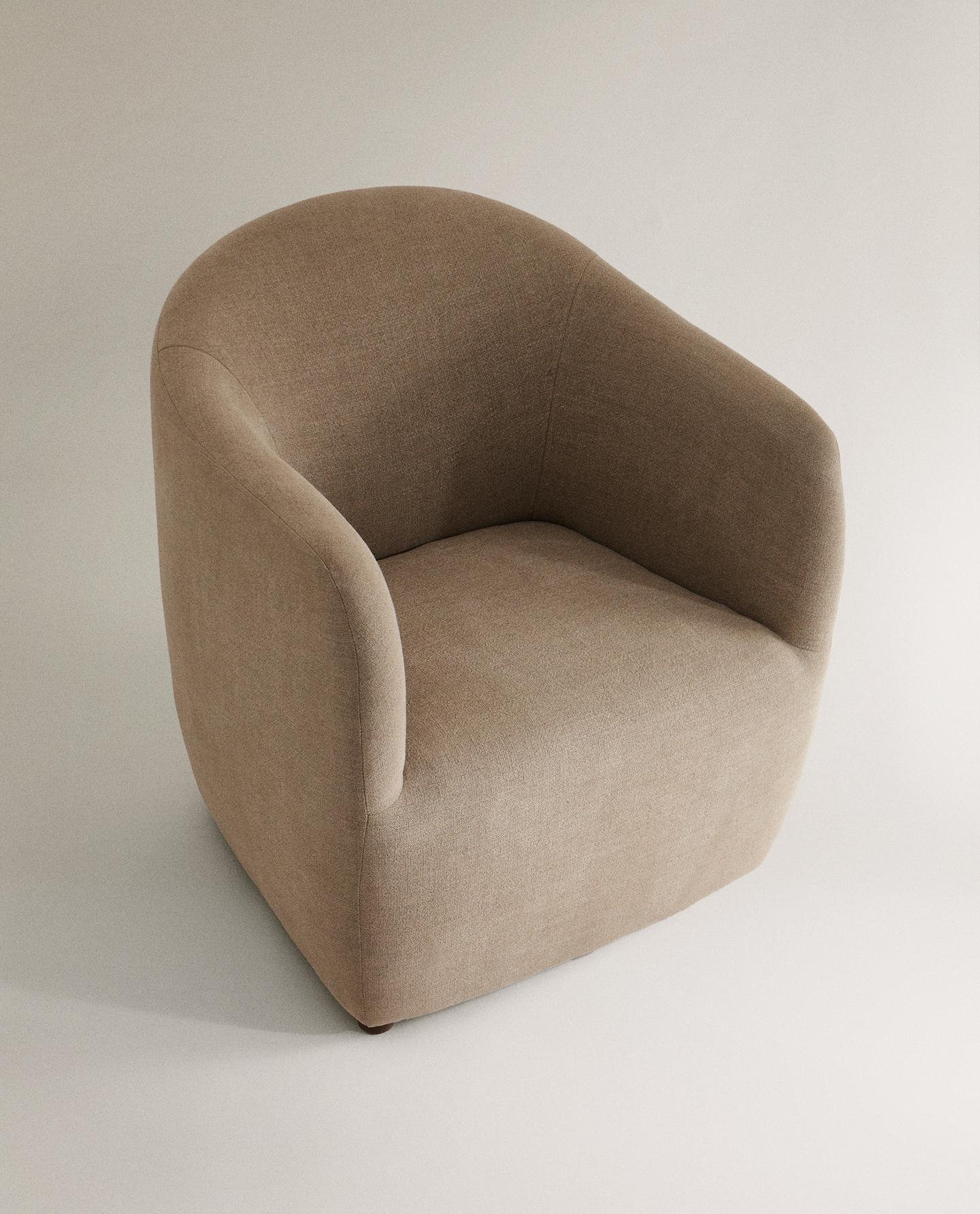Oslo Minimalist Swivel Arm Chair - Image 3