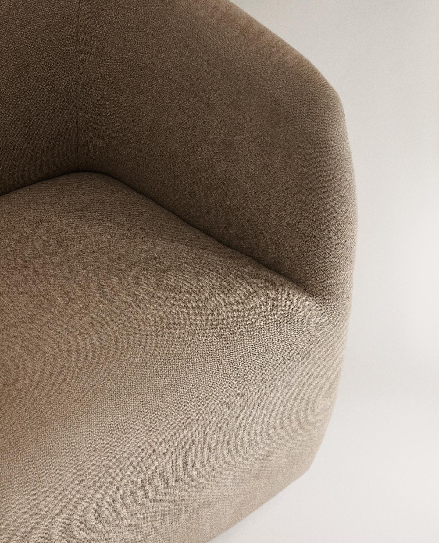 Oslo Minimalist Swivel Arm Chair - Image 4