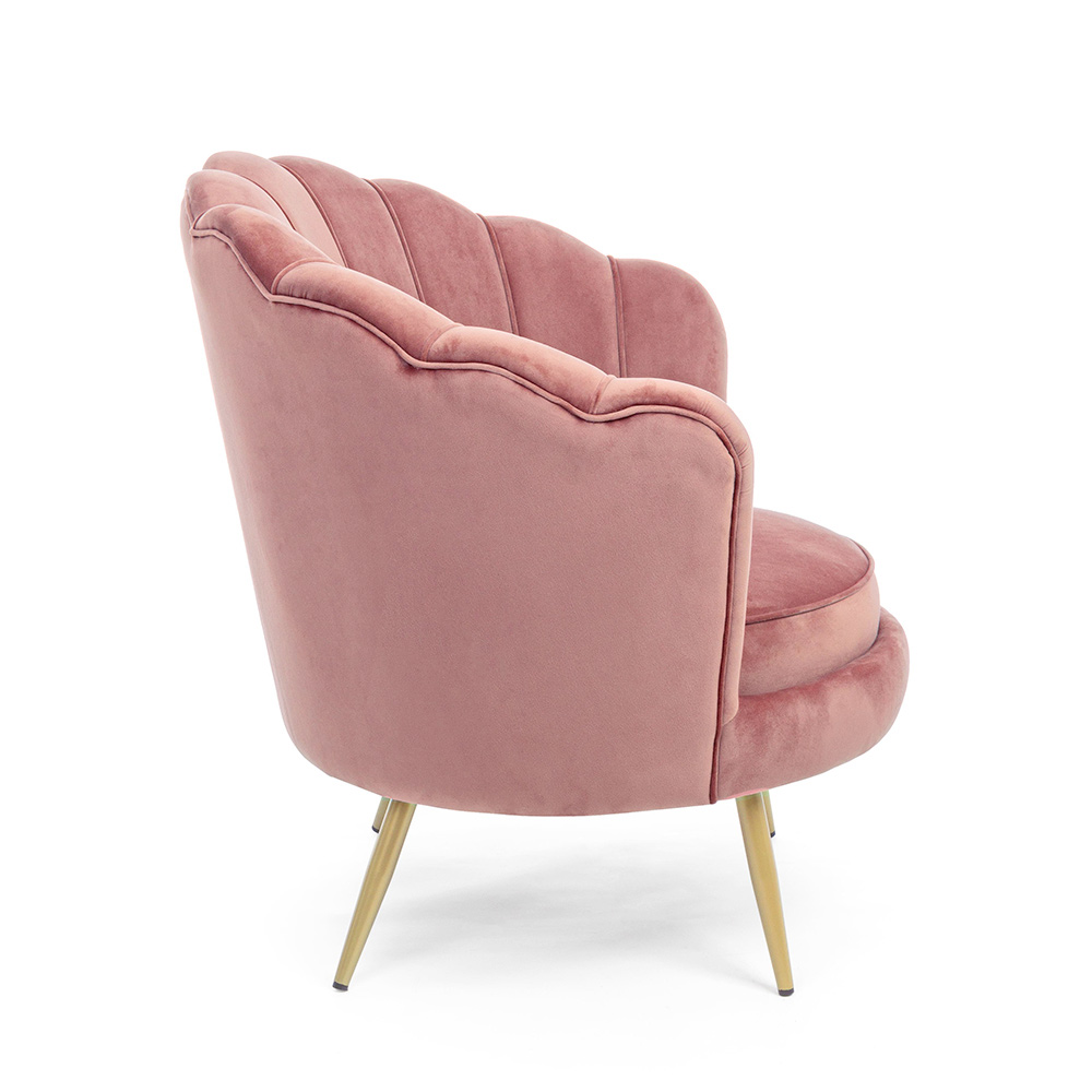 Celeste Blush Shell Accent Chair - Image 2