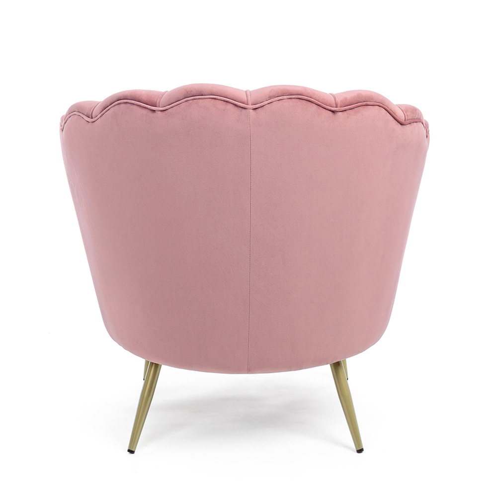Celeste Blush Shell Accent Chair - Image 3
