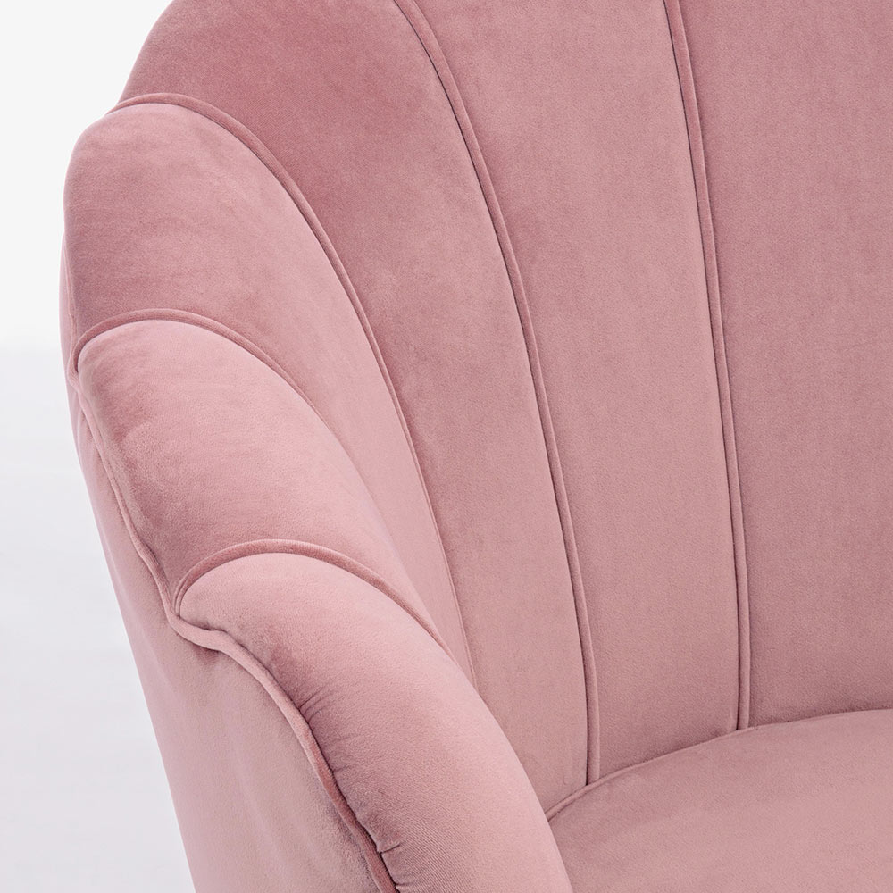 Celeste Blush Shell Accent Chair - Image 5