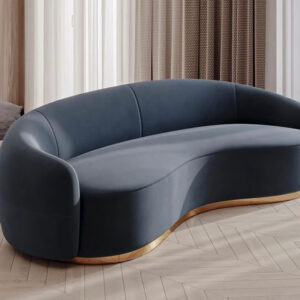 Sinuo Contemporary Velvet Couch