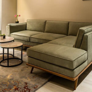 Sage Mid-Century L-Sectional