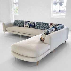 Art Deco Luxe L-Sectional
