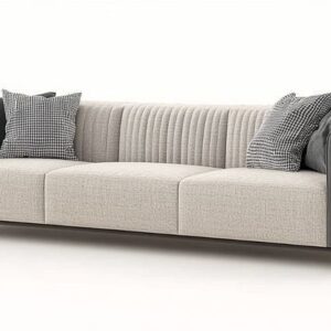 Monaco Channel-Tufted 4-Seater Sofa