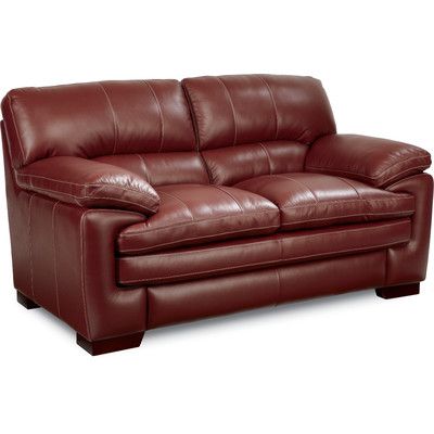 Ruby Luxe Leather Loveseat
