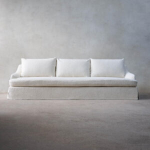 Cloud White Bouclé 3-Seater Sofa